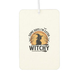 Witchy Vintage Halloween Quote Vector Design_1 Car Air Freshener