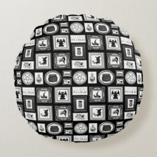 WITCHY WALLS ROUND CUSHION