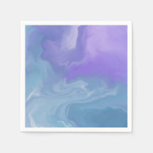 Witchy Watercolor Purple and Teal Darkly Feminine