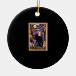 Witchy Whimsigoth Stevie Collage Ceramic Tree Decoration