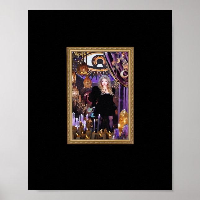 Witchy Whimsigoth Stevie Collage Poster (Front)