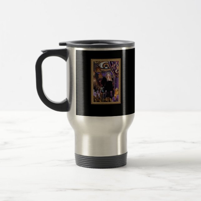 Witchy Whimsigoth Stevie Collage Travel Mug (Left)