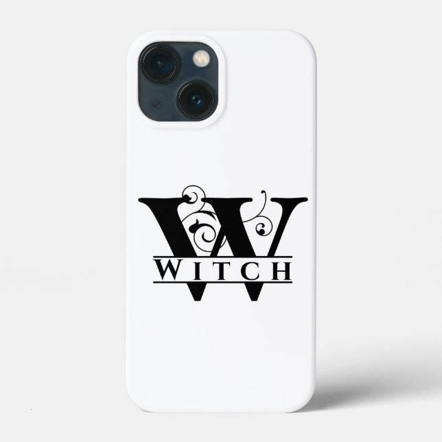 Witchy Witch Monogram Name Design Case-Mate iPhone Case-Mate iPhone Case (Back)