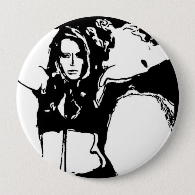 Witchy Woman 10 Cm Round Badge (Front)