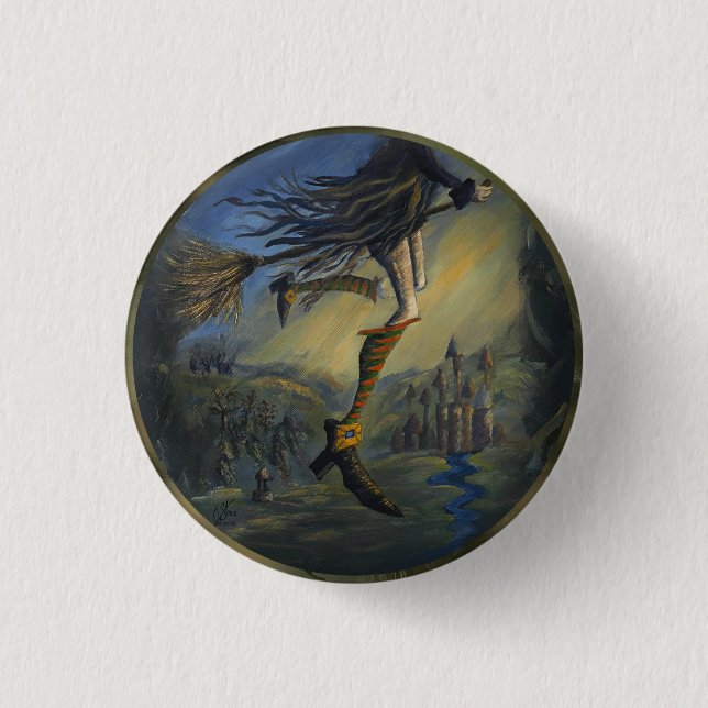 Witchy Woman 3 Cm Round Badge (Front)