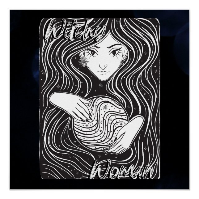 Witchy Woman Artistic Poster (Front)