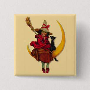 Witchy Woman Button