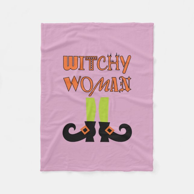 WITCHY WOMAN FLEECE BLANKET (Front)