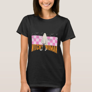 Witchy Woman Funny Halloween Costume Spooky Femini T-Shirt