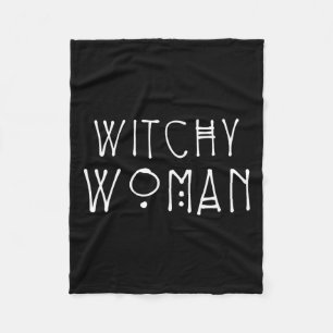 Witchy Woman Halloween Costume  Fleece Blanket