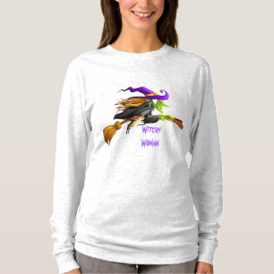 Witchy Woman Halloween Long Sleeve T-Shirt