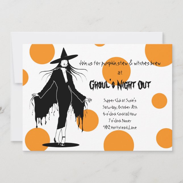 Witchy Woman Invitation (Front)