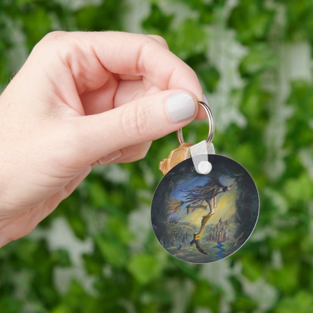 "Witchy Woman" Key Ring (Hand)