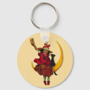 Witchy Woman Key Ring