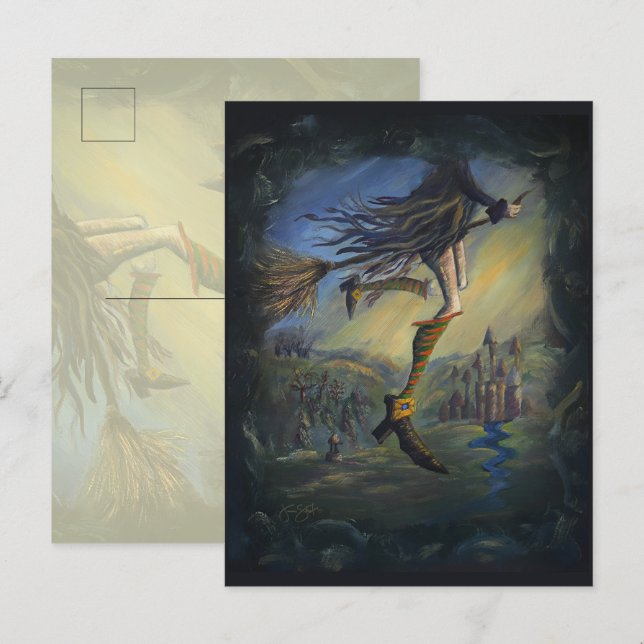 Witchy Woman Postcard (Front/Back)