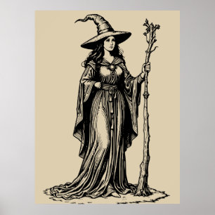 Witchy Woman Poster