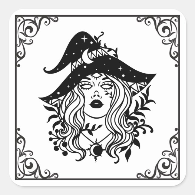 Witchy Woman Sticker (Front)