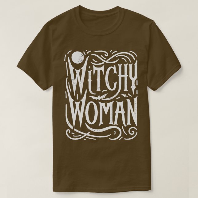 Witchy Woman T-Shirt (Design Front)
