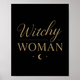 Witchy Woman Tank Top Witch Wiccan And Pagan Hallo Poster
