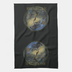 Witchy Woman Tea Towel