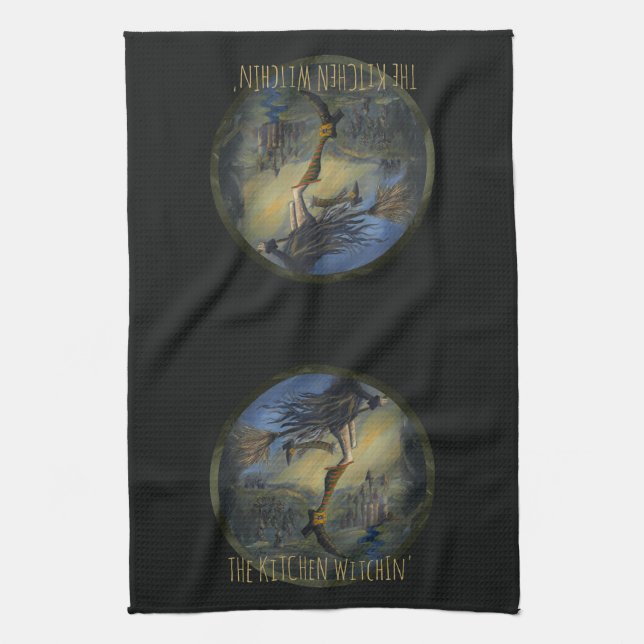 Witchy Woman Tea Towel (Vertical)