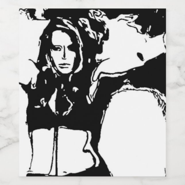 Witchy Woman Wine Label (Single Label)