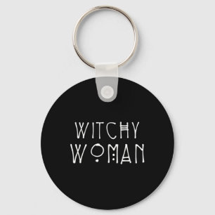 Witchy Woman Witch Wiccan And Pagan Gifts Hallowee Key Ring