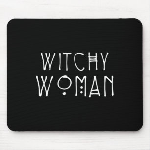 Witchy Woman Witch Wiccan And Pagan Gifts Hallowee Mouse Mat