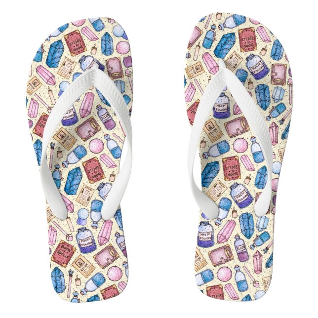 Witchy Wonders Flip Flops (Footbed)