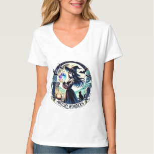 "Witchy Wonders" Halloween Crystal Ball Shirt