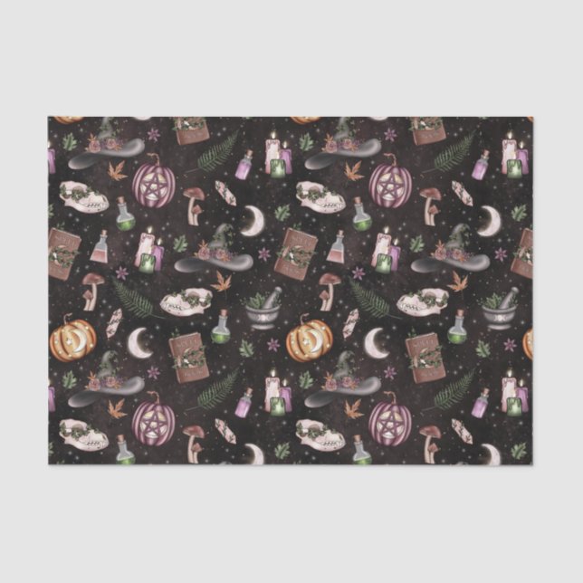 Witchy Woodland  Tissue Paper (Front)