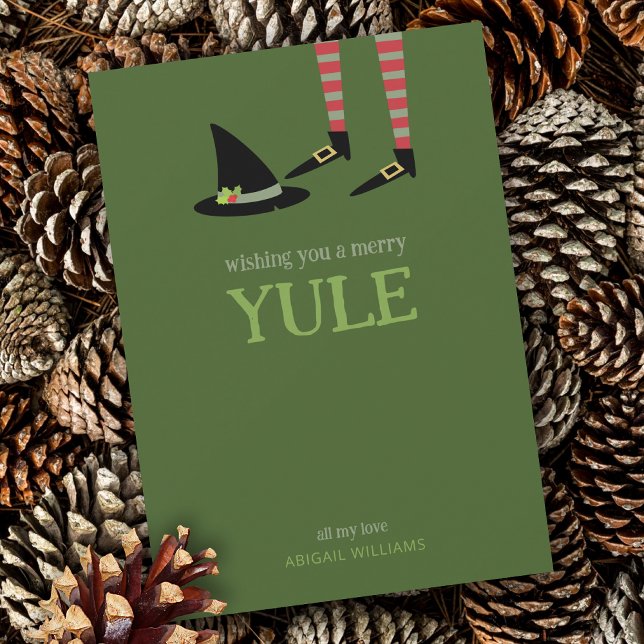 Witchy Yule  Holiday Card (Creator Uploaded)
