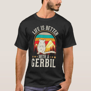 with a Gerbil Racing Rat Gerbil T-Shirt