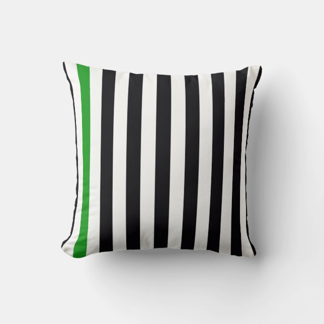 With A Green Stripe Cushion (Front)