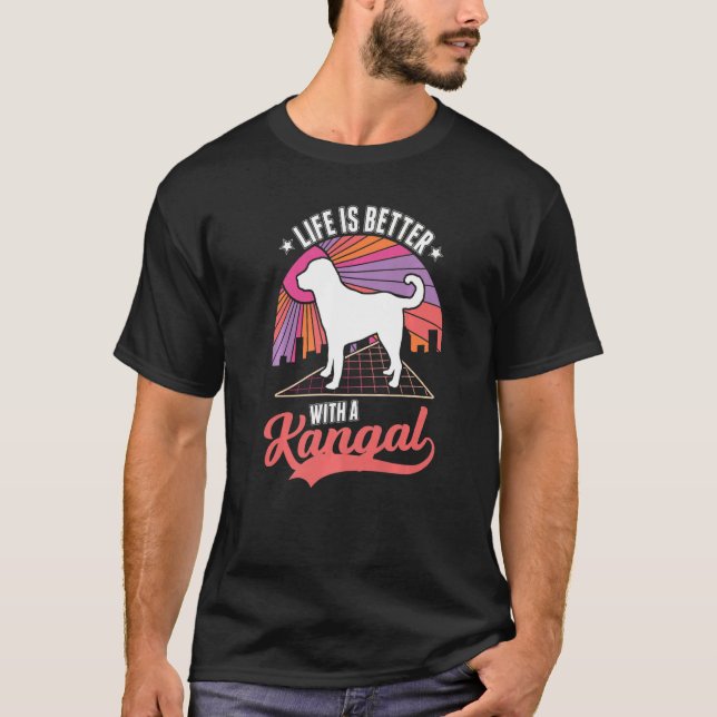 With A Kangal  1 T-Shirt (Front)