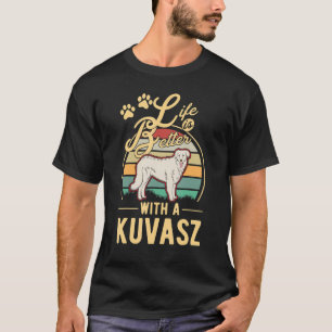 with a Kuvasz Hungarian Kuvasz T-Shirt
