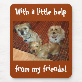 with a little help from my friends mouse mat