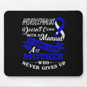 With A Mother Who Never Gives Up Ribbon  Mouse Mat