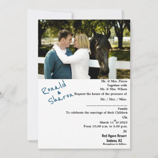 With a Photo Invitation