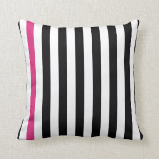 With A Pink Stripe Cushion