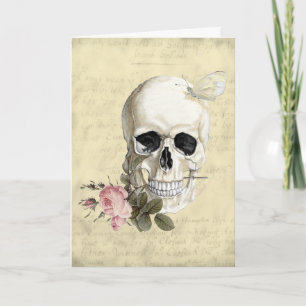 With a rose between my teeth card