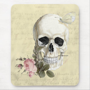 With a rose between my teeth mouse mat