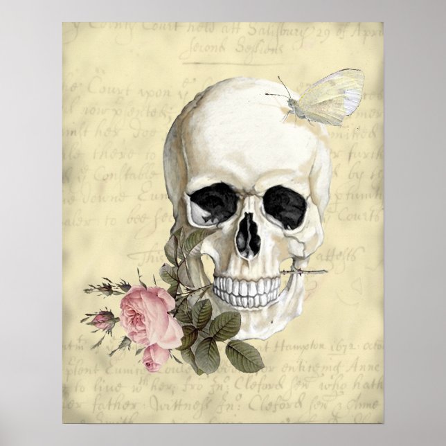 With a rose between my teeth poster (Front)