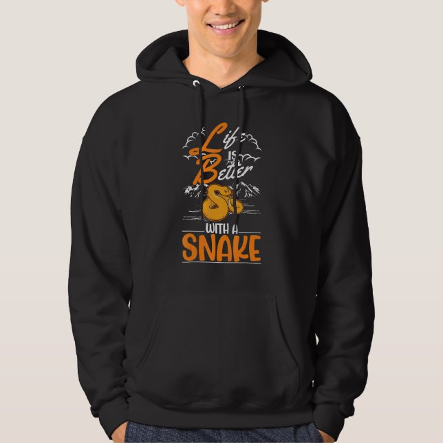 with a Snake Hoodie (Front)