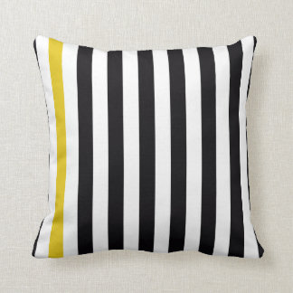 With A Yellow Stripe Cushion