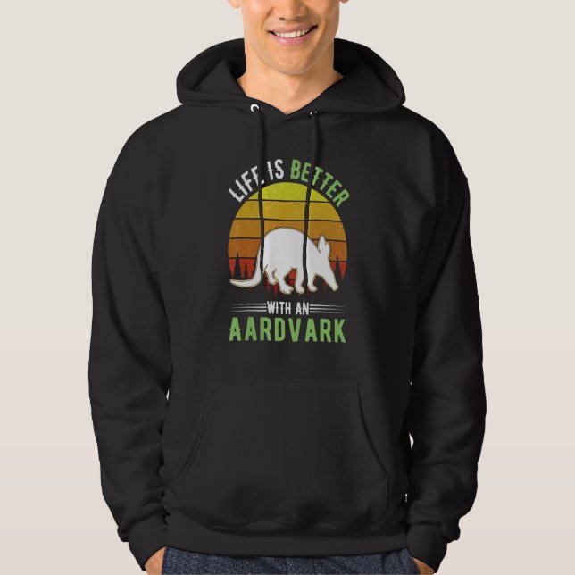 with an Aardvark Hoodie (Front)