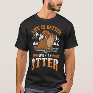 with an Otter T-Shirt