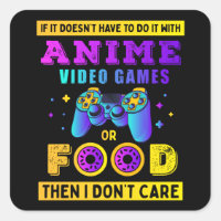with anime video games or food cool boy present