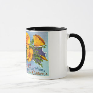 With Best New Year Wishes from California Mug