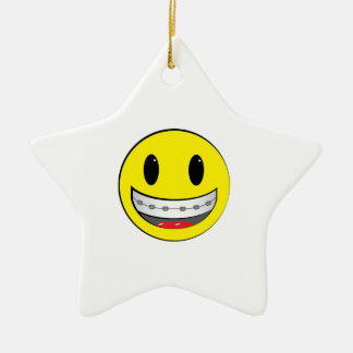 with braces ceramic tree decoration